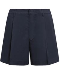 Dondup - Lori Pleated Logo-Plaque Shorts - Lyst