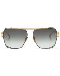Balmain - Premier Geometric-Frame Sunglasses - Lyst