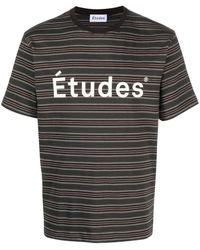 Etudes Studio - Gestreiftes Wonder T-Shirt aus Bio-Baumwolle - Lyst