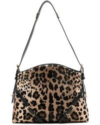 Givenchy - Medium Voyou Leopard-Print Shoulder Bag - Lyst