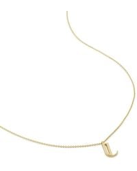 Monica Vinader - Alphabet J Adjustable Necklace - Lyst