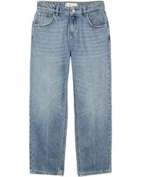 Blumarine - Whisker-Effect Jeans - Lyst