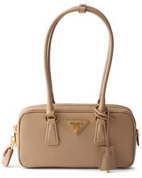 Prada - Mini Sac À Main Saffiano En Cuir - Lyst