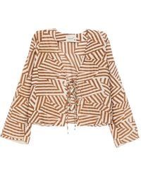 Bambah - Geo Ruffle Top - Lyst