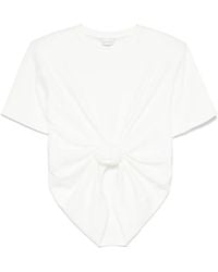 Magda Butrym - T-Shirt Met Ronde Hals - Lyst