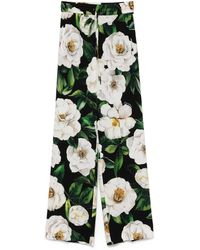 Dolce & Gabbana - フローラル パンツ - Lyst