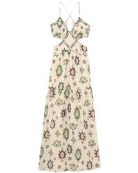 Ba&sh - Omelia Kleid Mit Cut-Out - Lyst