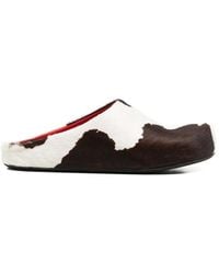 Marni - Mules À Imprimé Animalier - Lyst