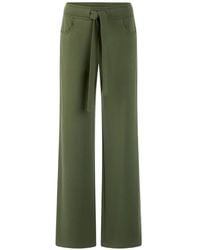 Marc Cain - Belted Trousers - Lyst
