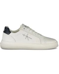 Calvin Klein - Classic Cupsole Leather Sneakers - Lyst