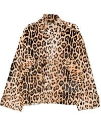 Liska - Abrigo Minka Con Estampado De Leopardo - Lyst