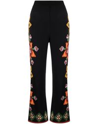 La DoubleJ - Broeken ,Zwart ,Stretch Broek Geplaatst - Lyst