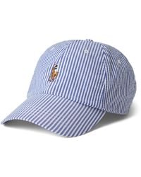 Polo Ralph Lauren - Gestreifte Baseballkappe - Lyst
