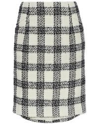 Vetements - Tweed Midi Skirt - Lyst