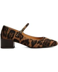 Tod's - Leopard-Print Block-Heel Pumps - Lyst