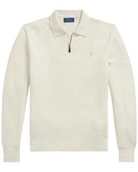 Polo Ralph Lauren - Washable Wool Polo-Collar Jumper - Lyst