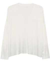 Liu Jo - Oberteil mit V-Ausschnitt - Lyst