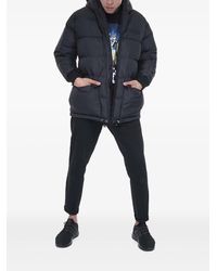 Iceberg - Logo-Embroidered Hooded Padded Jacket - Lyst