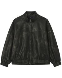 FIVE CM - Faded-Effect Zip-Up Jacket - Lyst
