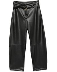Imperial - Pantalon En Cuir Artificiel À Taille Ceinturée - Lyst