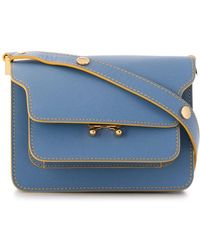 Marni Trunk Kleine Tas - Blauw