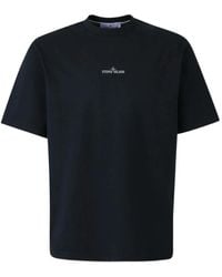 Stone Island - 'Combed Organic Cotton' T-Shirt - Lyst