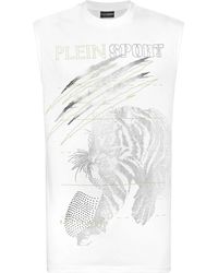 Philipp Plein - Tiger-Motif Tank Top - Lyst