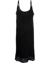 Balenciaga - Ribbed Knit Slip Dress - Lyst