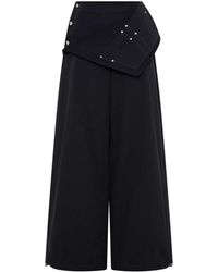 Dion Lee - Foldover Parachute Wide-leg Trousers - Lyst