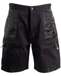 CASABLANCA - Mountain-Print Cargo Shorts - Lyst