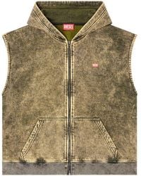 DIESEL - Chaleco S-Boxt-Sl-Zip Con Capucha - Lyst