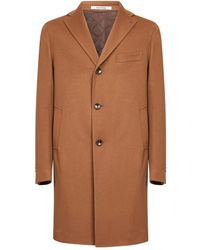 Tagliatore - Notched-Lapel Three-Buttons Coat - Lyst