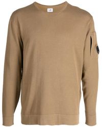 C.P. Company - Crew Neck Cotton Sweatshirt - Lyst