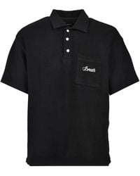 BREATH - Embroidered-Logo Pocket Polo Shirt - Lyst