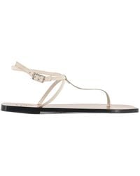 Atp Atelier - Alassio T-Strap Buckle Sandals - Lyst