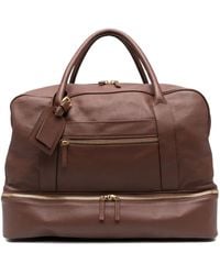 Eleventy - Reisetasche Aus Strukturiertem Leder - Lyst