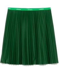 Lacoste - Short Pleated Skirt - Lyst