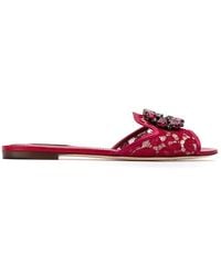 Dolce & Gabbana - Bianca Slides - Lyst