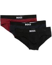 BOSS - Boxershorts Mit Logo (3Er-Set) - Lyst