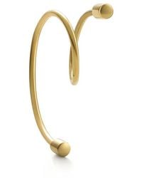 Shihara - 18Kt Twist Curl Single Earring - Lyst