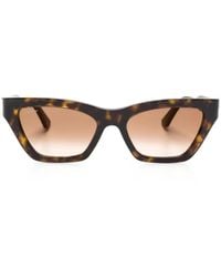 Cartier - Tortoiseshell Cat-Eye Frame Sunglasses - Lyst