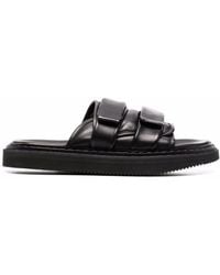 Officine Creative - Touch-strap Leather Slides - Lyst
