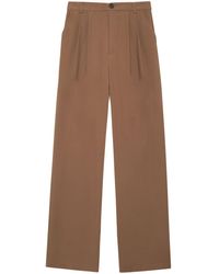 Anine Bing - Carrie Pleat-detailing Tailored Trousers - Lyst