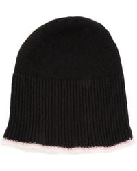 Barrie - Gerippte Beanie - Lyst