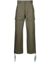 KENZO - Pantalon droit à poches cargo - Lyst