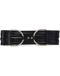 VAQUERA - Ceinture En Cuir À Franges - Lyst