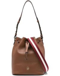 Bally - Leren Bucket-Tas - Lyst