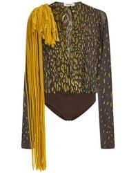 Ferragamo - Bodysuit Silk - Lyst