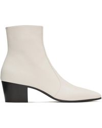 Saint Laurent - Vassili 60 Leather Boots - Lyst