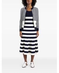 Junya Watanabe - Striped Sleeveless Midi Dress - Lyst